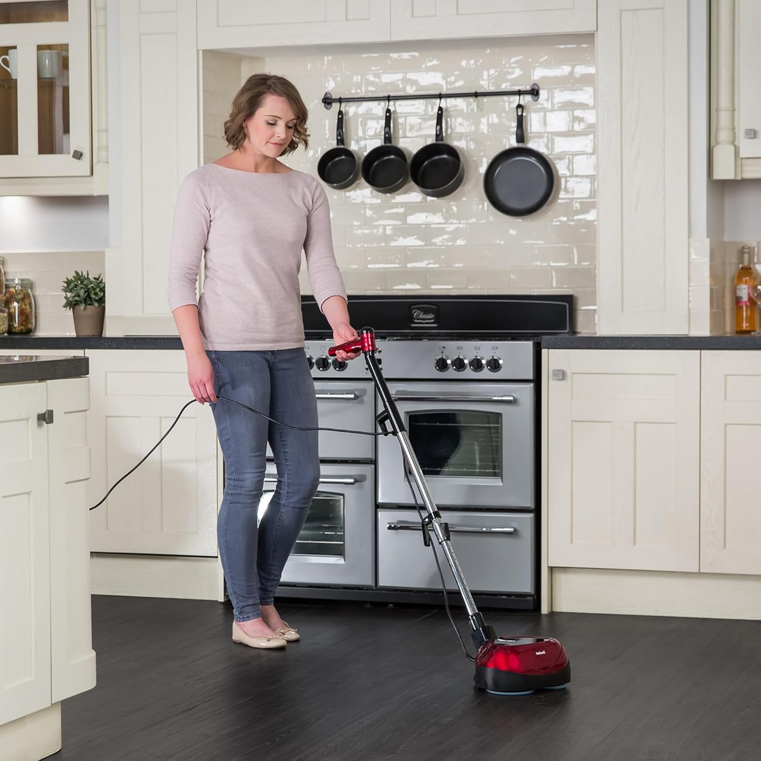 Ewbank EP170 Complete Floor Cleaner, Washer, Scrubber, Scourer, and Polisher, Interchangeable Brushes and Pads, 2200 rpm