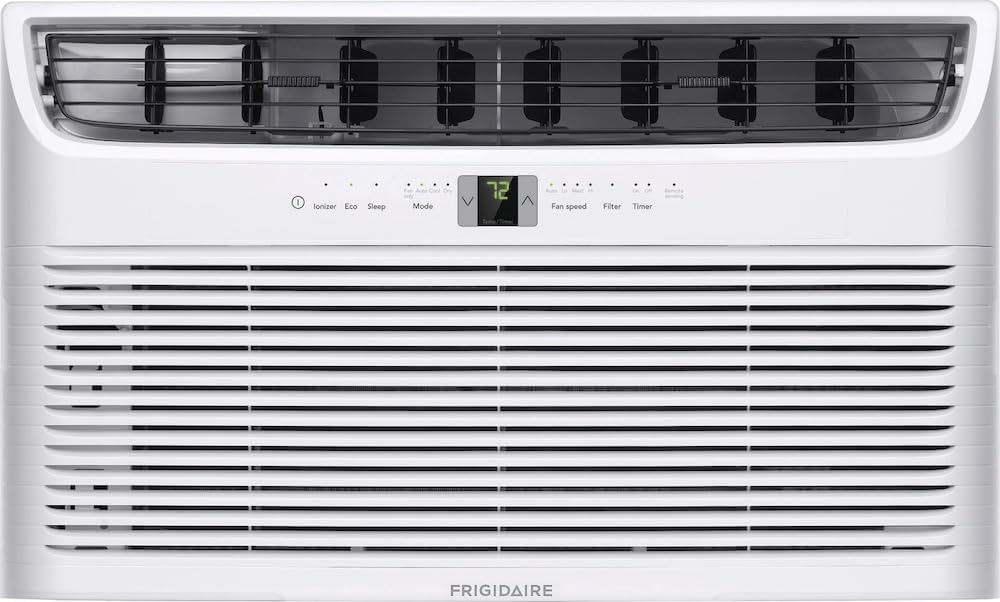 Frigidaire Through-the-Wall Room Air Conditioner, Remote Control, Washable Filter, Timer & Sleep Mode, 208/230V, White (10,000 BTU)