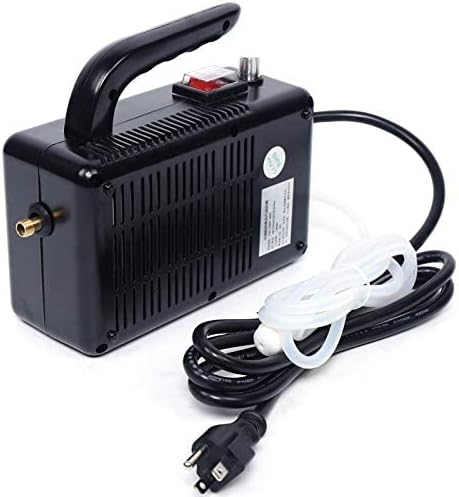 High Pressure Handheld Steam Cleaner High Temperature Steamer Cleaner Multi Purpose Handheld Steam Clean Tool Kitchen Range Hood Car Sofa Floor Portable Steam Cleaning Machine1600w 110v (black)