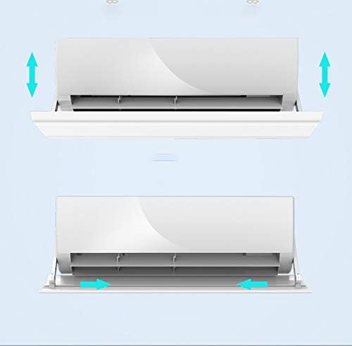 Air conditioner windshield Suitable for Air-conditioning Windshield of Different Sizes, Adjustable Wind Direction Deflector, Household Wall-mounted Air-conditioning Windshield, No Need to Perfora