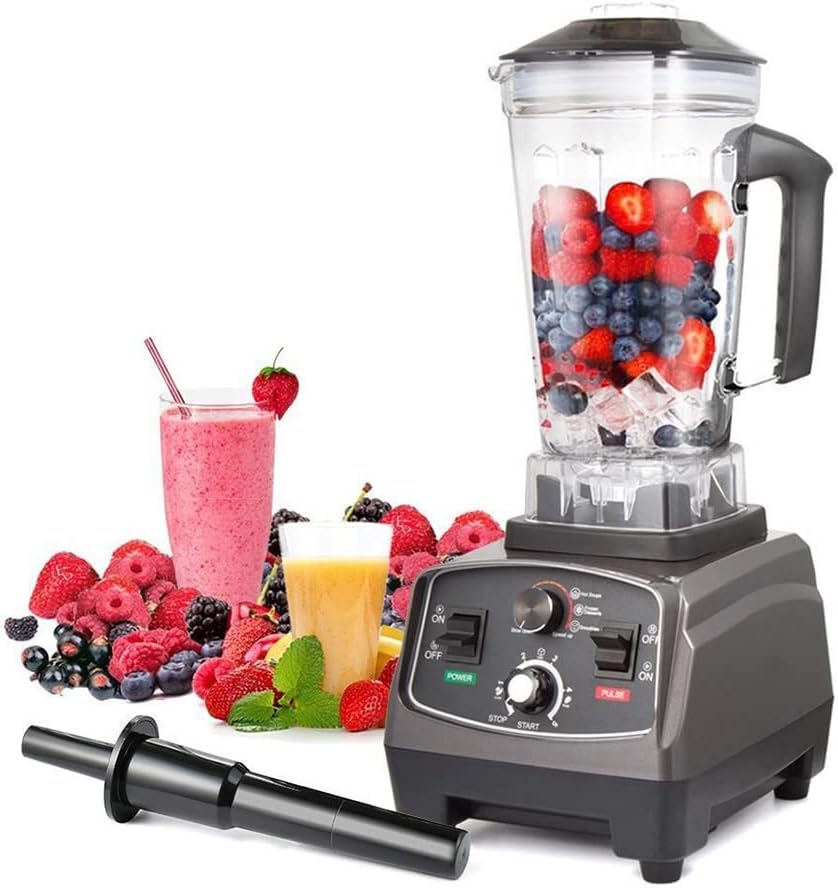Blender Smoothie Makers, 1650W Kitchen Food Processor, 26000 RPM High-Speed Jug Blender with 2L BPA-Free Container, for Home Milk Tea Shop Coffee Shop