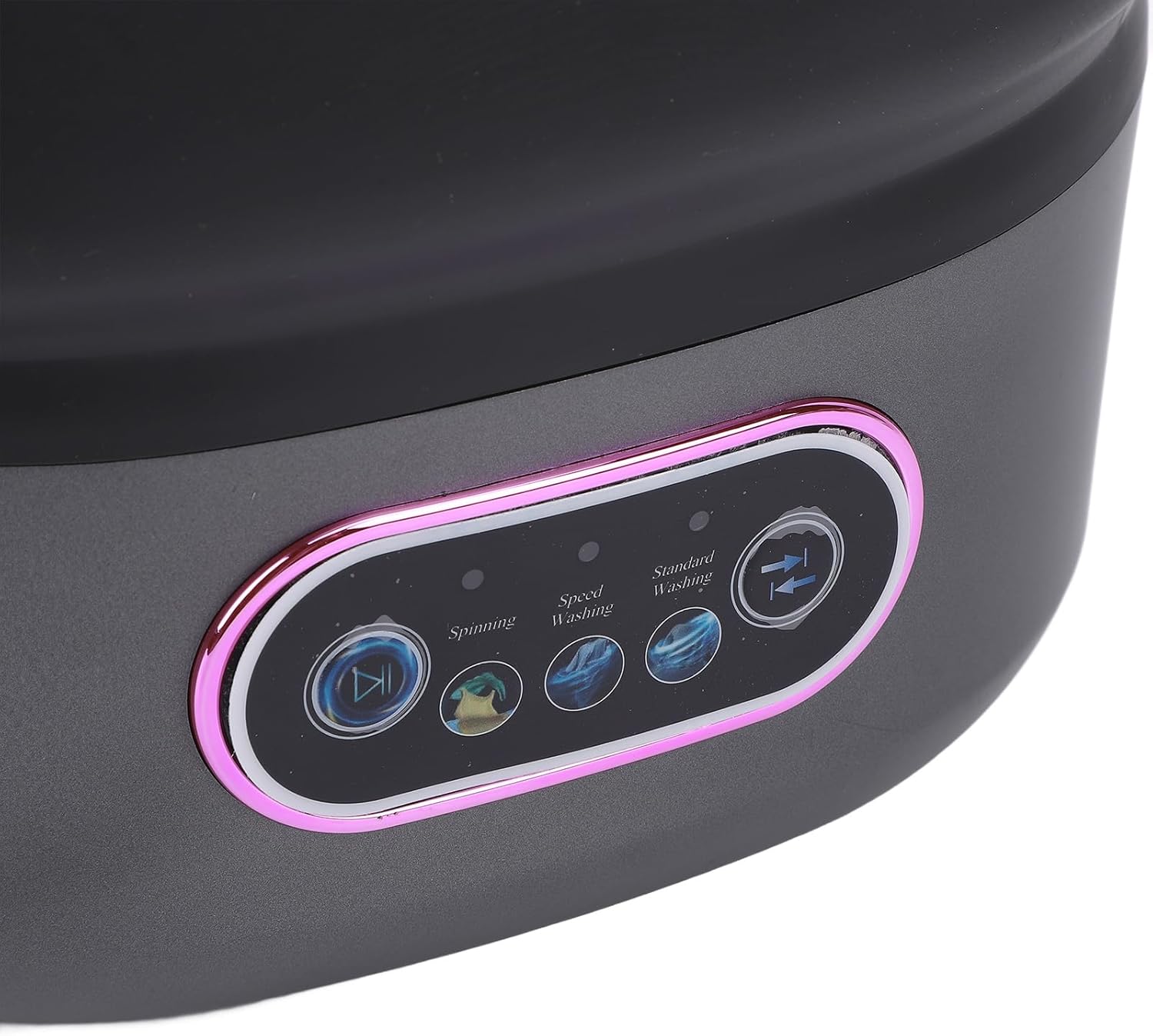 13L Clothing Washer, Full Automatic Portable Laundry Machine Hand Wash with Drain Hose, Mini Washer for Apartment Dormitory Hotel, Foldable Laundry Washer (US Plug)