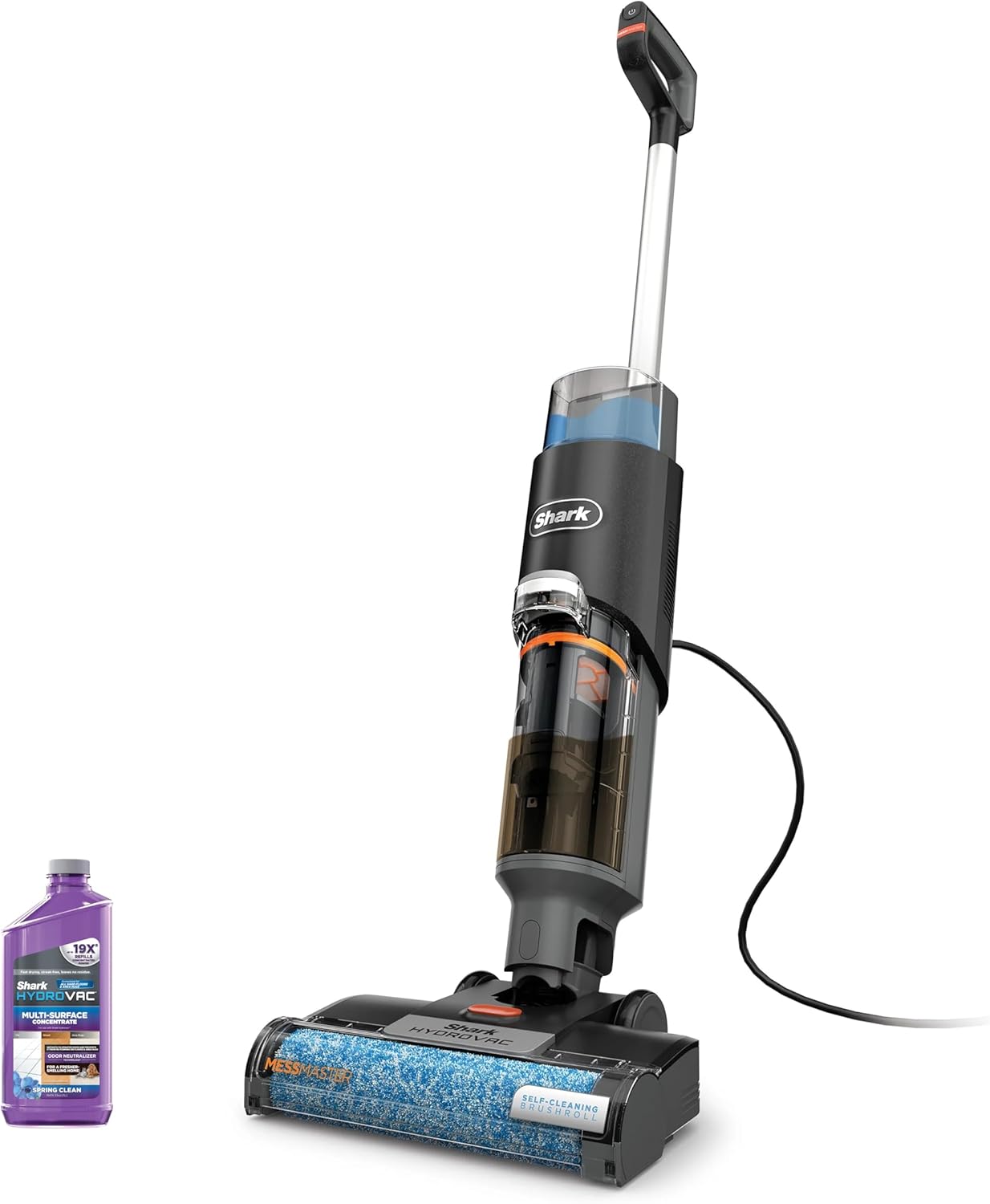SHARK WD160 HydroVac MessMaster XL 3-in-1 Vacuum, Mop & Self-Cleaning System for Multi-Surface Cleaning, Perfect Hardwood, Tile, Marble, Area Rug (RENEWED)