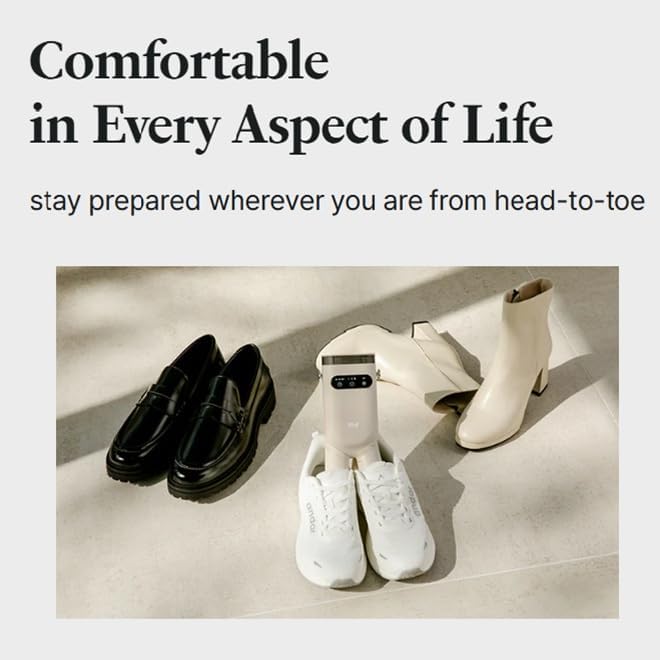 Klug Portable Dryer, 2-in-1 Clothes & Shoe Dryer, for Boot, Sneakers, Work Boots, Swimwear, Winter Wear, Silent, Extendable, Auto Timer, Dries Shoes in 30 Minutes