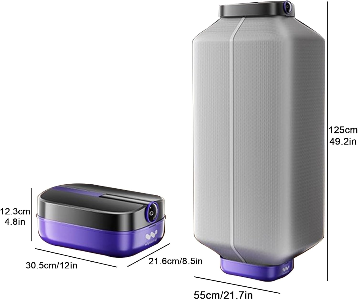 Portable Foldable Drying Rack, 680W Home Clothes Dryer, Dry Multiple Loads at Once, Adjustable Timer, Low Noise, for Home, Apartment and Travelling Caravan