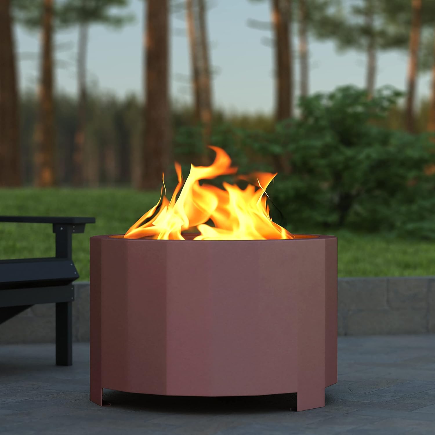 EMMA + OLIVER Hestia Portable Smokeless Firepit - 27