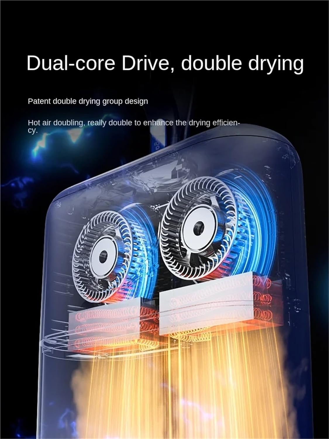 Portable Clothes Dryer, Portable Clothes Dryers Household Drying Clothes Small Dryer,for Travel,Apartment