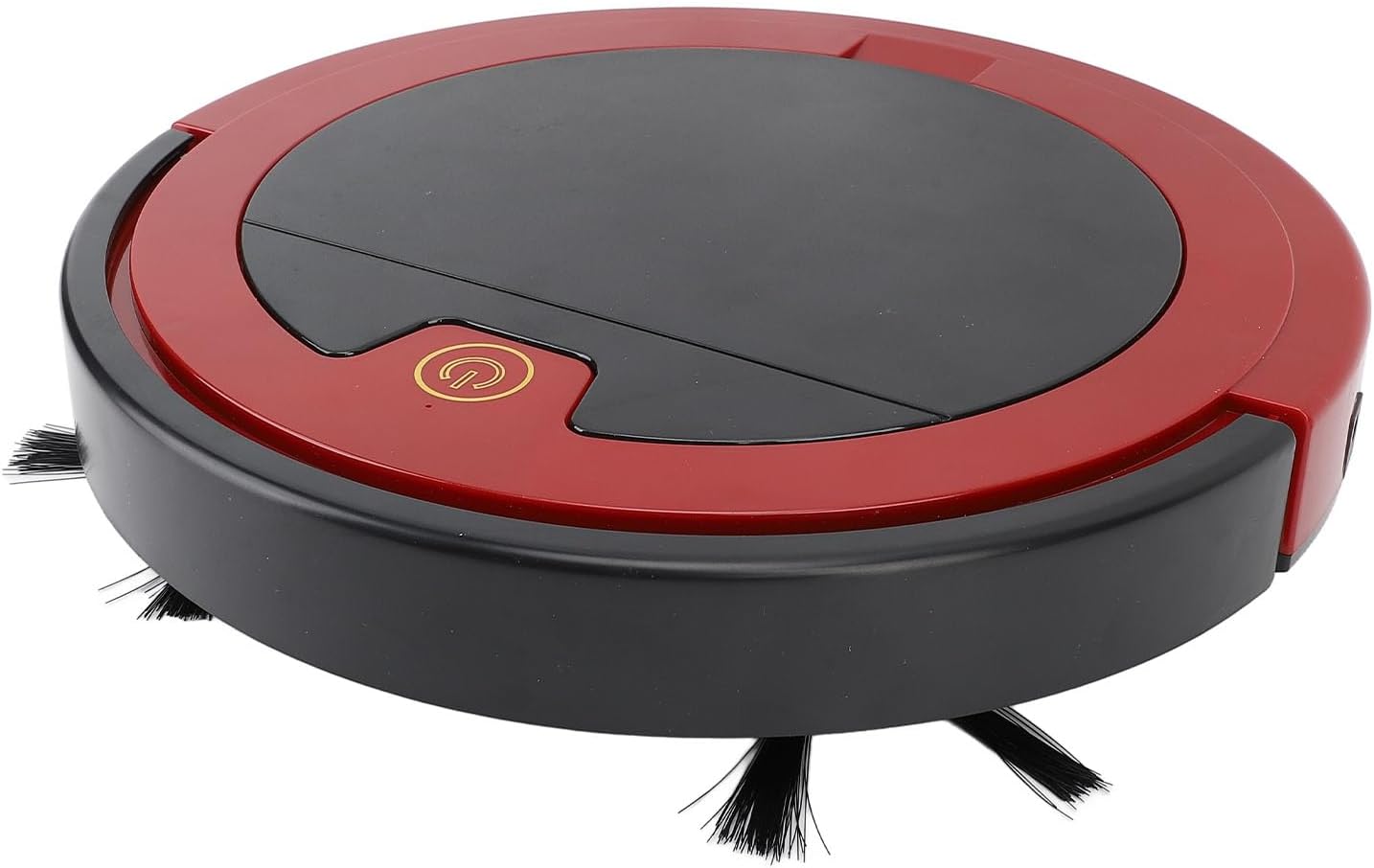 Floor Sweeping Robot, Automatic Obstacle Avoidance Multifunctional Effective USB Rechargeable Sweeping Robotic Vacuum for Apartment (Red)
