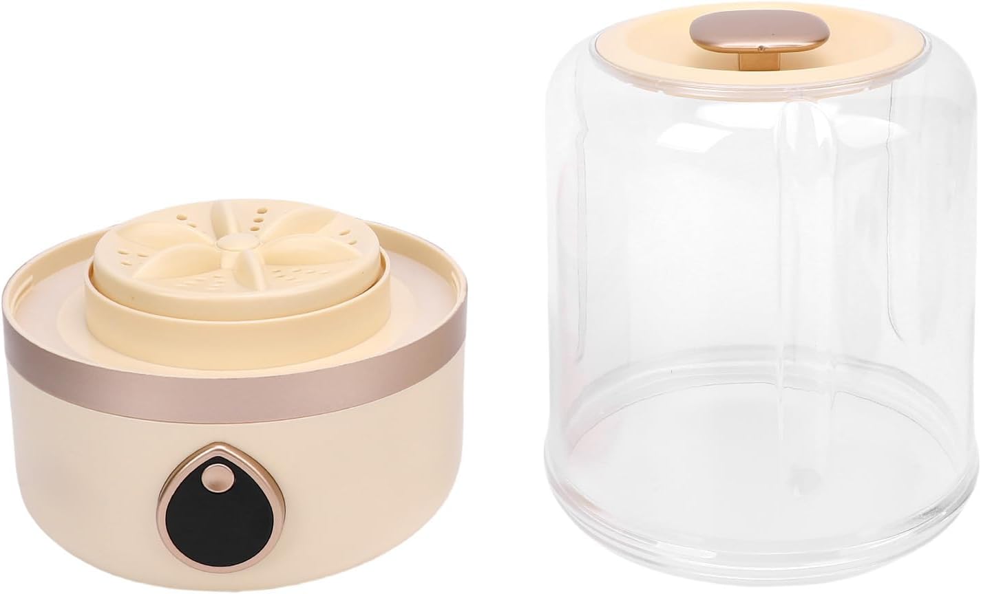 ZJchao Portable Mini Washing Machine Cordless Small Laundry Washer Underwear Sock Compact Washer for Apartment Dorm USB Powered ABS Material