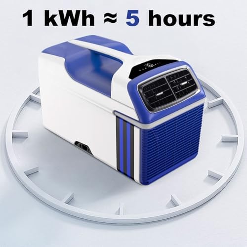 Personal Air Conditioner 4 in 1 Camping Ac Air Cooler for Room 4 Wind Speeds Low Energy Consumption with Touch Panel Top Handle Design for Home/Office 220v