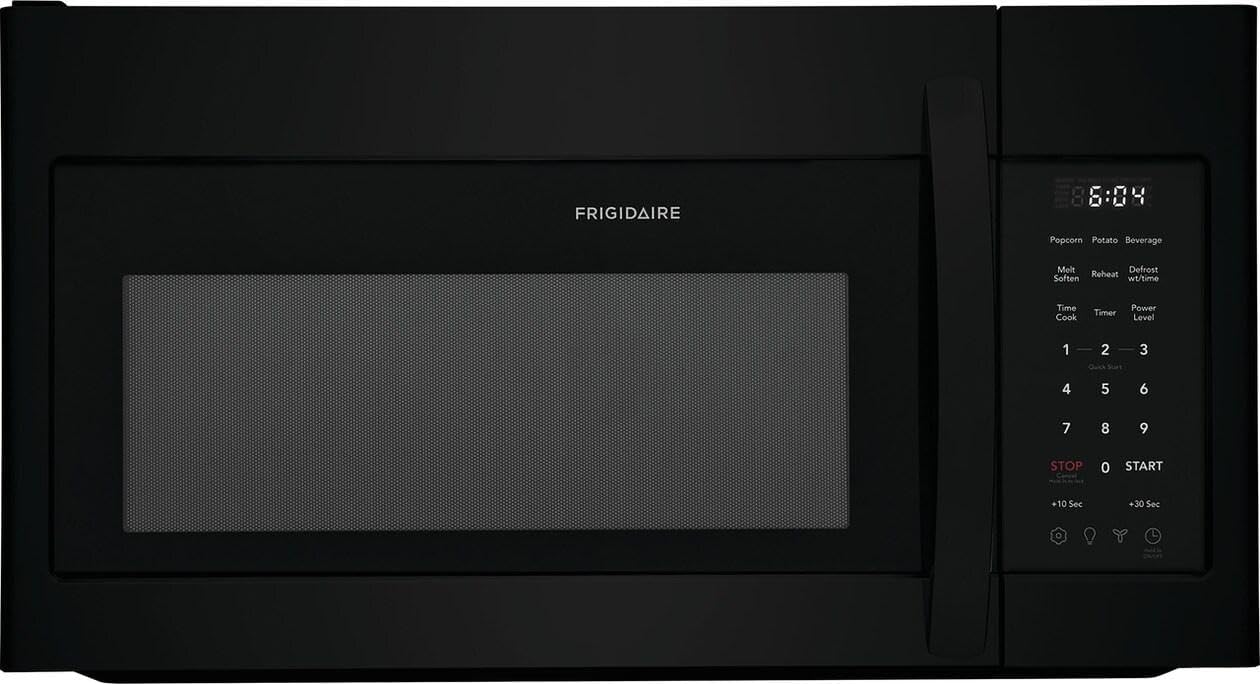 Frigidaire FMOS1846B 30 Inch Wide 1.8 Cu. Ft. 1500 Watt Over the Range Microwave LED Lighting - Black
