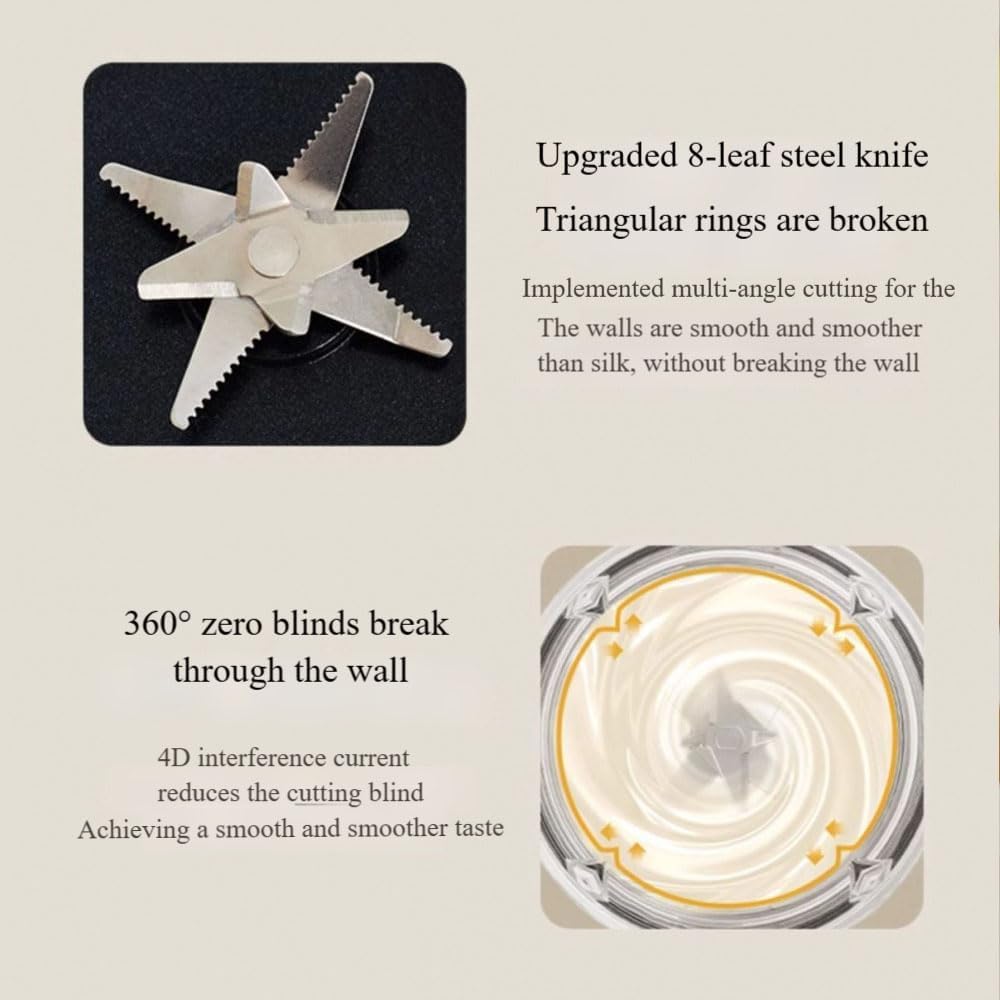 8in1 Cooking Blender, 1.4L 600W Countertop Blender with Silent Shield, 8 Programs & 24H Preset, Self-Cleaning & Drying, for Smoothie, Soy Milk, Oat Milk