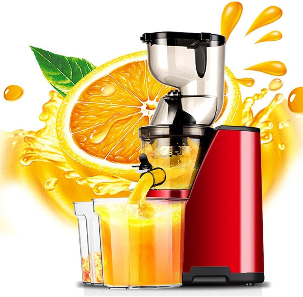 Juicer,Smoothie Blender, 80Mm Wide Caliber Separation Multifunctional Single Serve Blender with Food Chopper Ice Cream Making 150W Low Noise No Filter