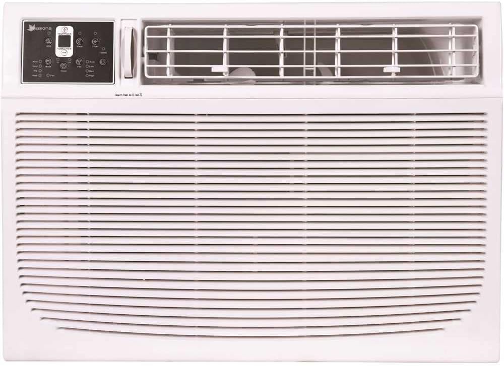 Seasons 18,000 BTU 230/208-Volt Window Air Conditioner with Heat in White