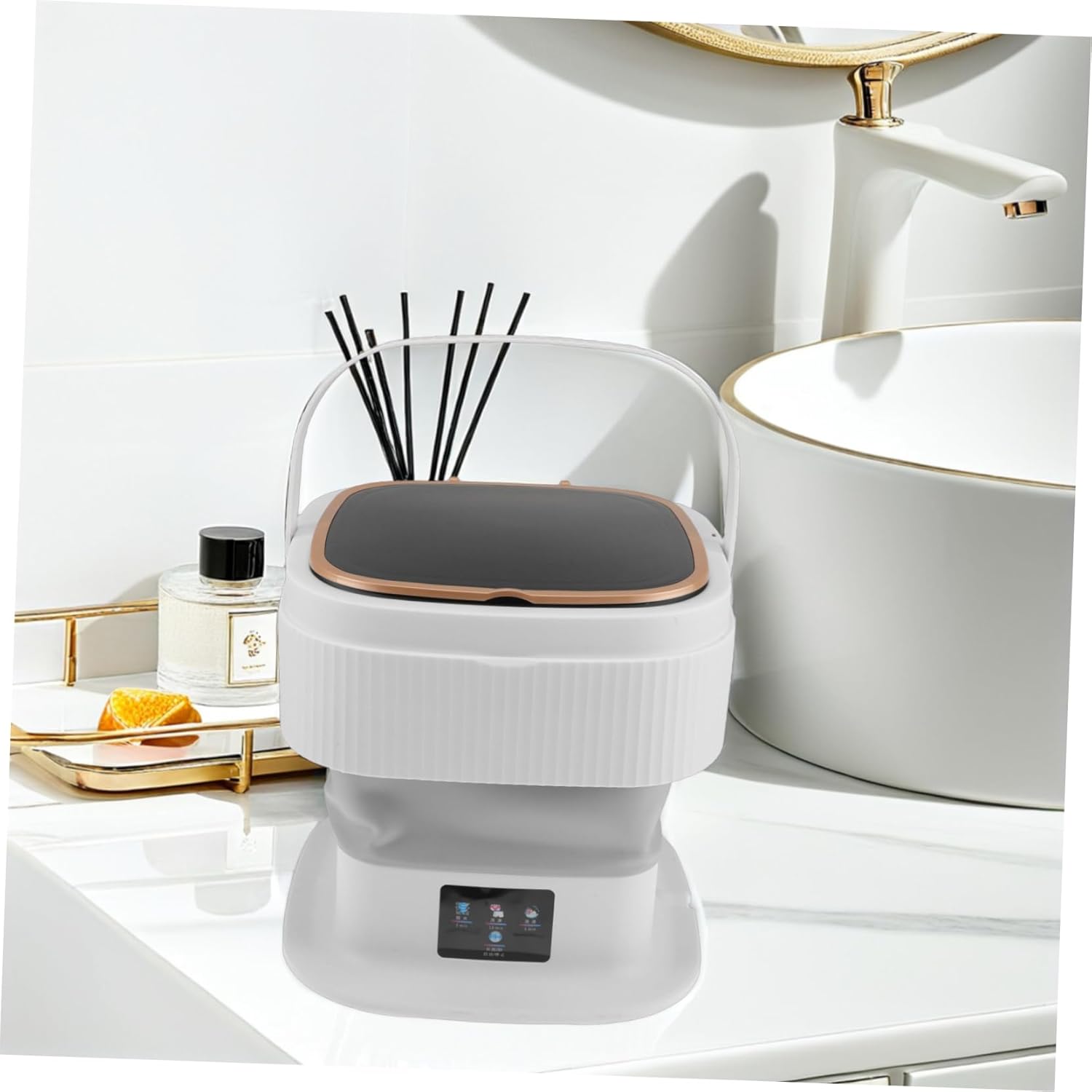 NUOBESTY Portable Washing Machine Mini Washer Dryer for Clothes Underwear and Small Items Compact Design for Apartments Rvs and Travel Laundry