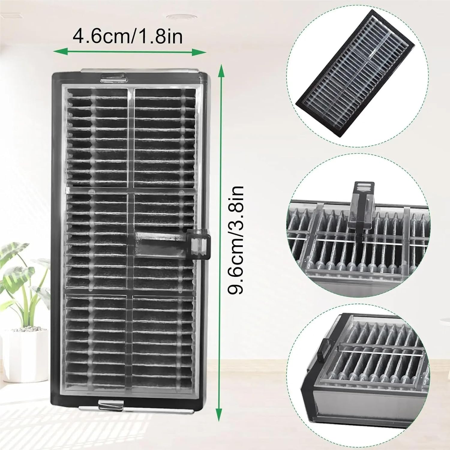 Compatible For Dreame L10s Pro Ultra L10s Ultra Gen2 L40 X30 E30 Ultra Robot Vacuum HEPA Filter(14PCS Filter)