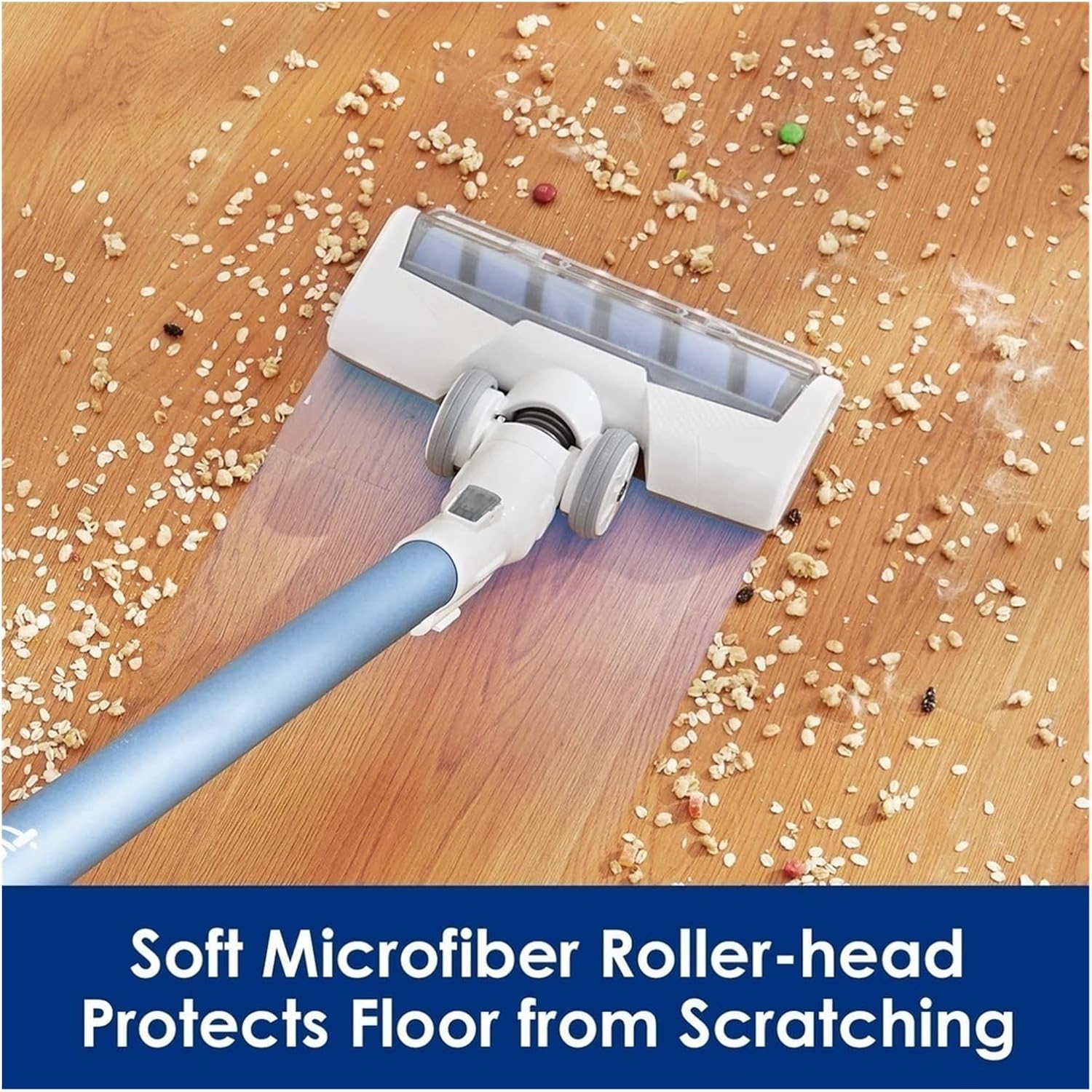 KAFTKO Cordless Vacuum Cleaner Full Size Hard Floor LED Headlight Soft Drum Electric Brush. Compatible for Tineco A10 Hero / A11 Hero (Color : A11 Hero)