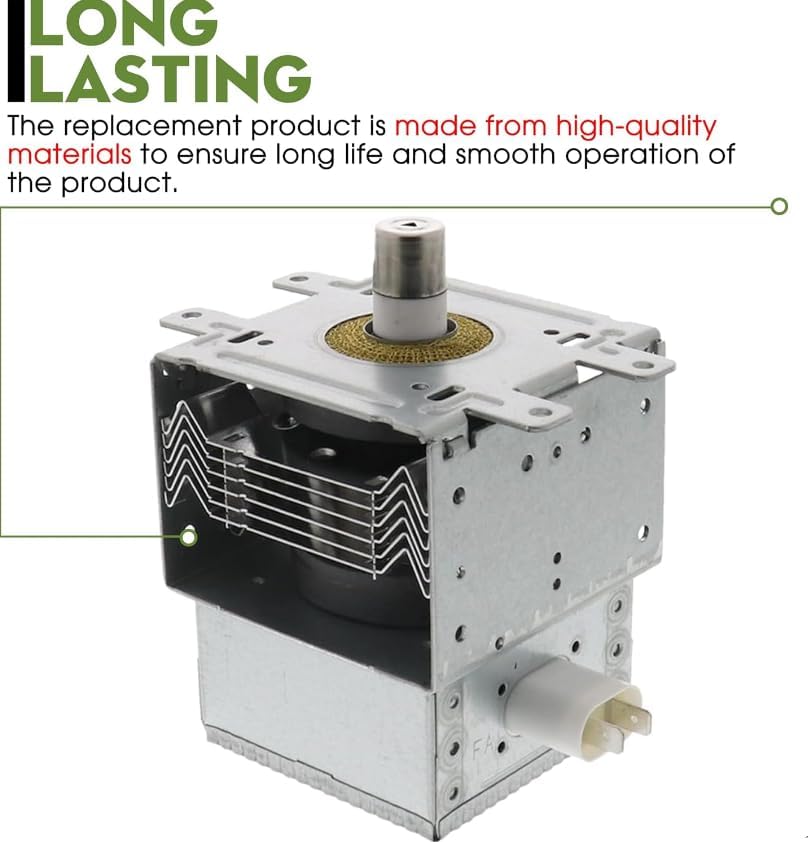 Magnetron Replacement for LG LMV1683SW MV1608BB LMV1762SB MV1608ST MV1604ST MV1604SB LMV1762ST MV1608WW LMV1762SW MV1604SBQ LMV1831SB MV1604SW LMV1831ST LMV1831SW Microwave