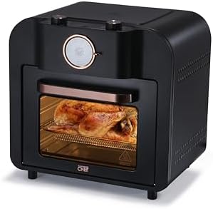 COMMERCIAL CHEF Air Fryer Multi-Oven, 17-QT Multifunctional & Multi Level Air Fryer with Bake, Broil, Roast, Warm & Toast for Rotisserie Chicken, Pizza & More, 1500 Watt Air Fryer Oven