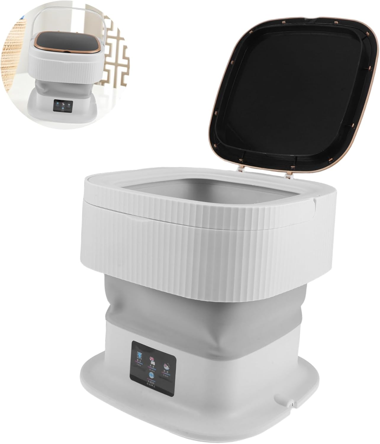 Homoyoyo Portable Mini Washing Machine Washer for Clothes Socks Underclothes Compact Laundry for Apartments Rvs and Travel