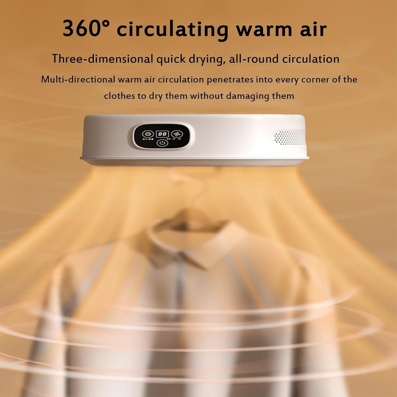 Generic Household Dryer, Drying Clothes Dormitory Foldable Portable Clothes Dryer, Drying Machine, Household Small Clothes Dryer Air Dryer Clothes Dryer