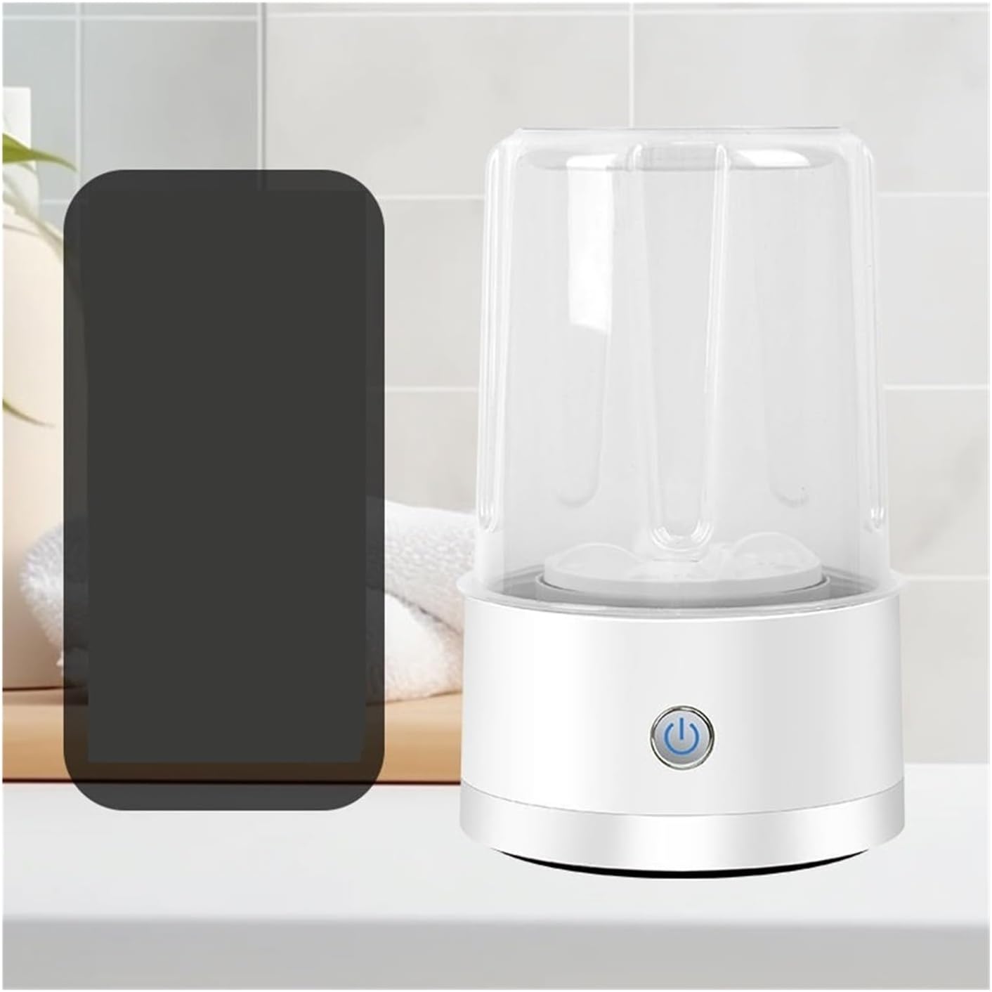 Portable Washing Machine, Wireless Portable Underwear and Socks Washer Rechargeable Mini Washer for Travel Home and Dormitory with Laundry Cup,for Apartments, Homes, and Dorms(Pink)