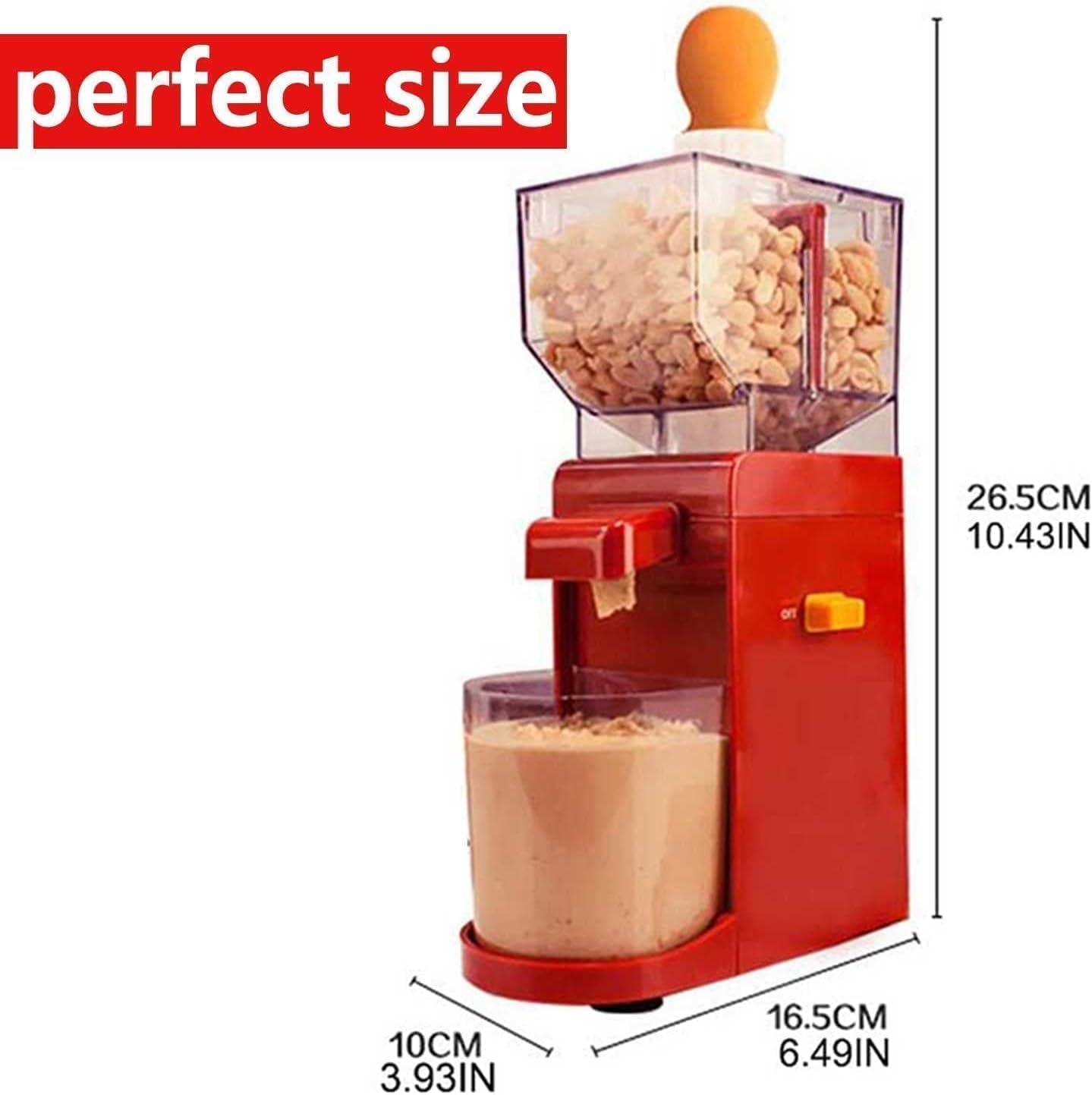 Peanut Butter Maker Machine, 500ml Home Electric Grain Grinder Nut Butter Manufacturing, for Almond, Coffee, Cashew, Walnut, Pumpkin Seed, Sunflower Seed Small Cooking Appliance