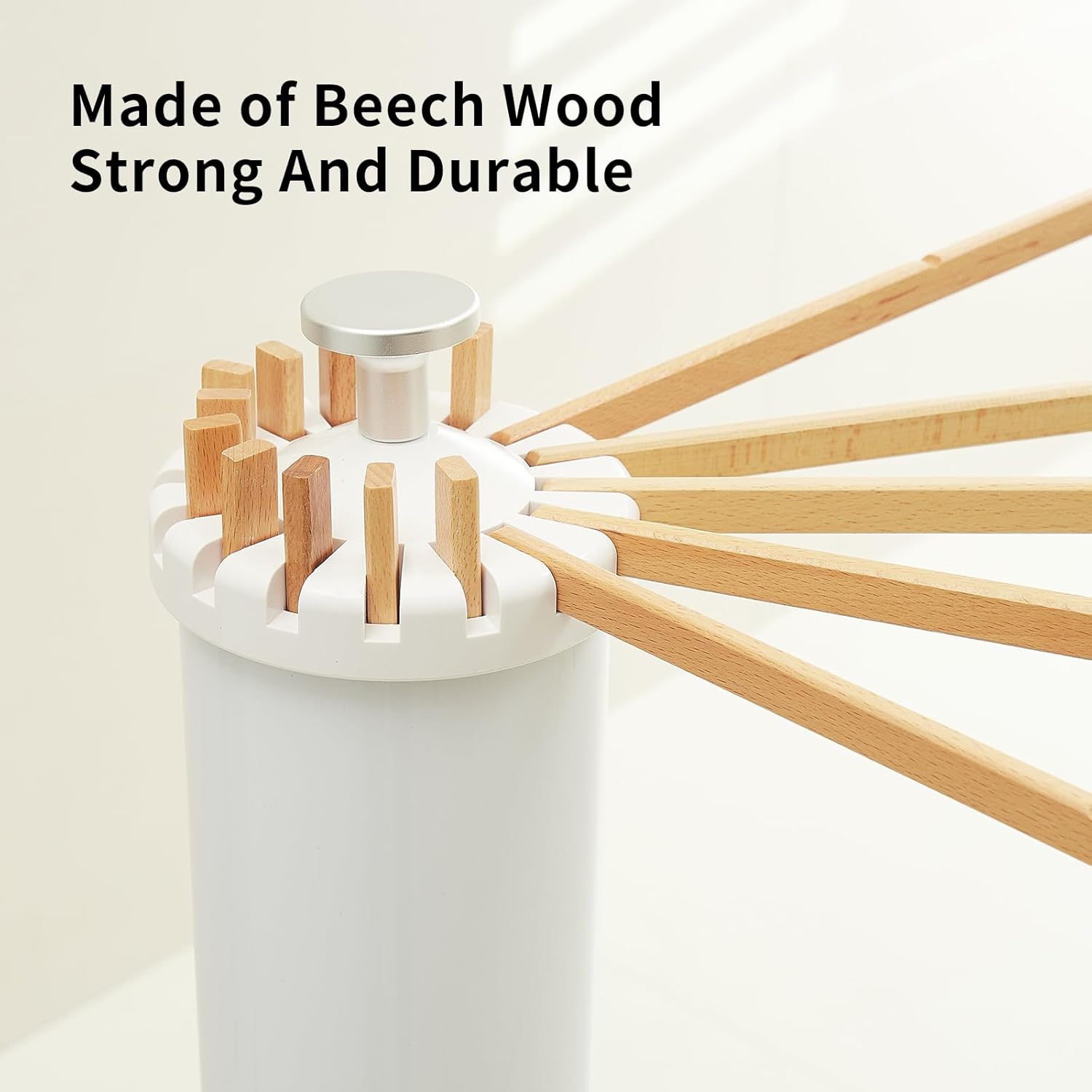 Clothes Drying Rack Tripod,Laundry Hanger Dryer Rack,Portable Drying Rack,Outdoor Clothes Rack-Drying Rack Clothing Laundry Bedroom Household Wooden-16rods