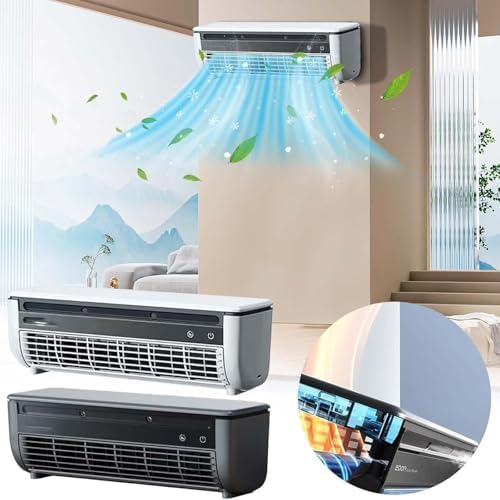 Portable Wireless Air Conditioner, Wall Mounted Mini Air Cooler, Mute 3-Speed for Kitchen and Bedroom