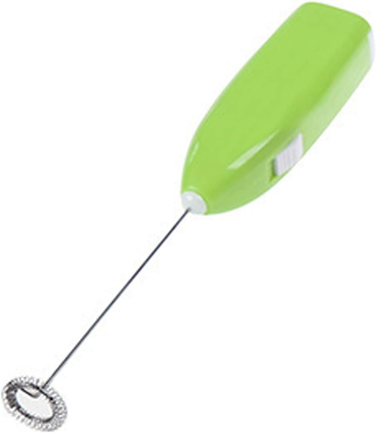 Cordless Electric Hand Blender, Hand Blender, Waterproof, Small Plastic Metal Home use, Suitable for Latte, Cappuccino (Green)