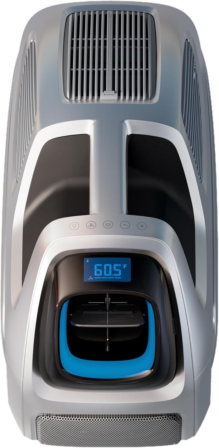 Zero Breeze Mark 3 Portable Air Conditioner,Camping Air Conditioners of 1550W/ 5280BTU Cooling and 1700W/ 5800BTU Heating,Portable Air Conditioners for Car,Outdoor,Rvs,Camping,Small Rooms or Pet Use
