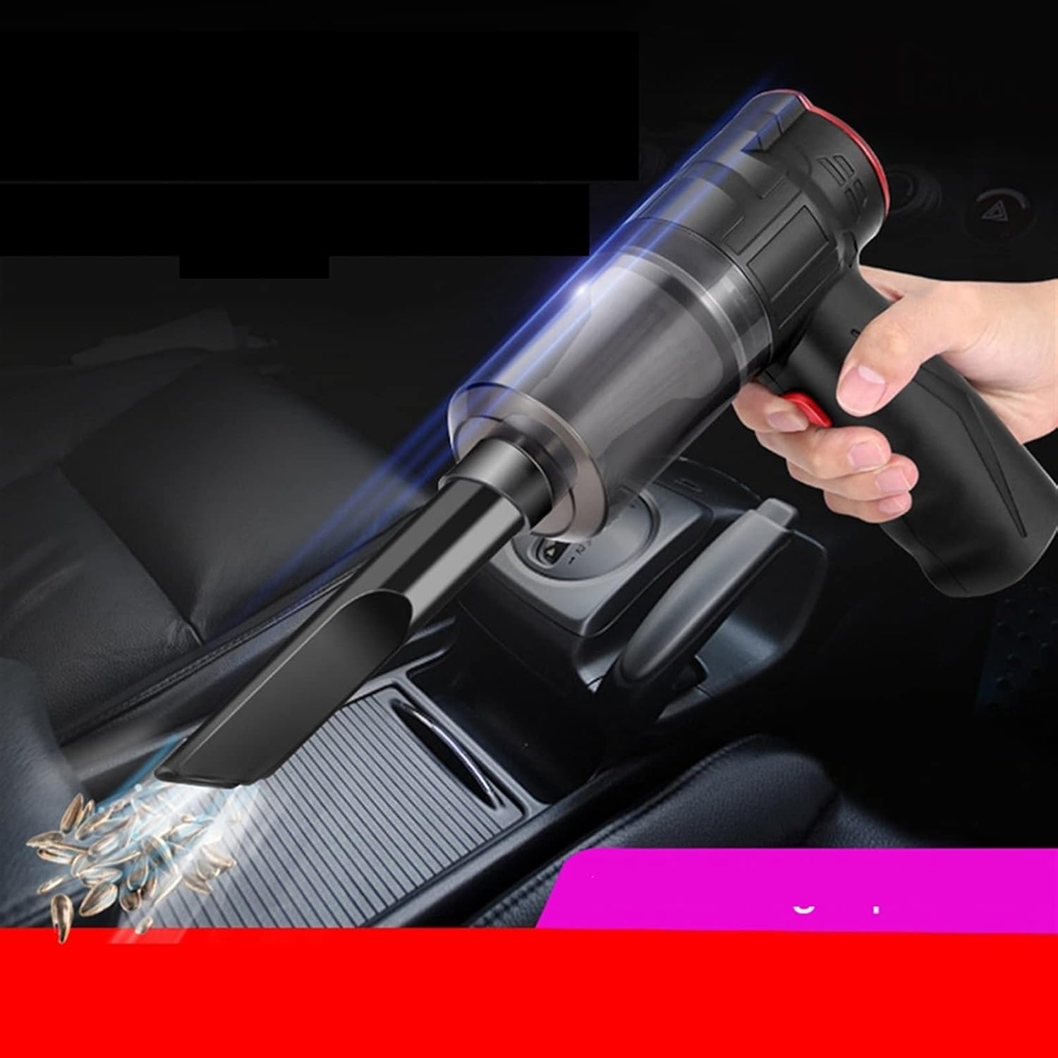 Hand Held Vacuum, Vacuum Cleaner 150W Portable Powerful Suction Wet and Dry Smart Cordless for Home Mini Vacuum Cleaner