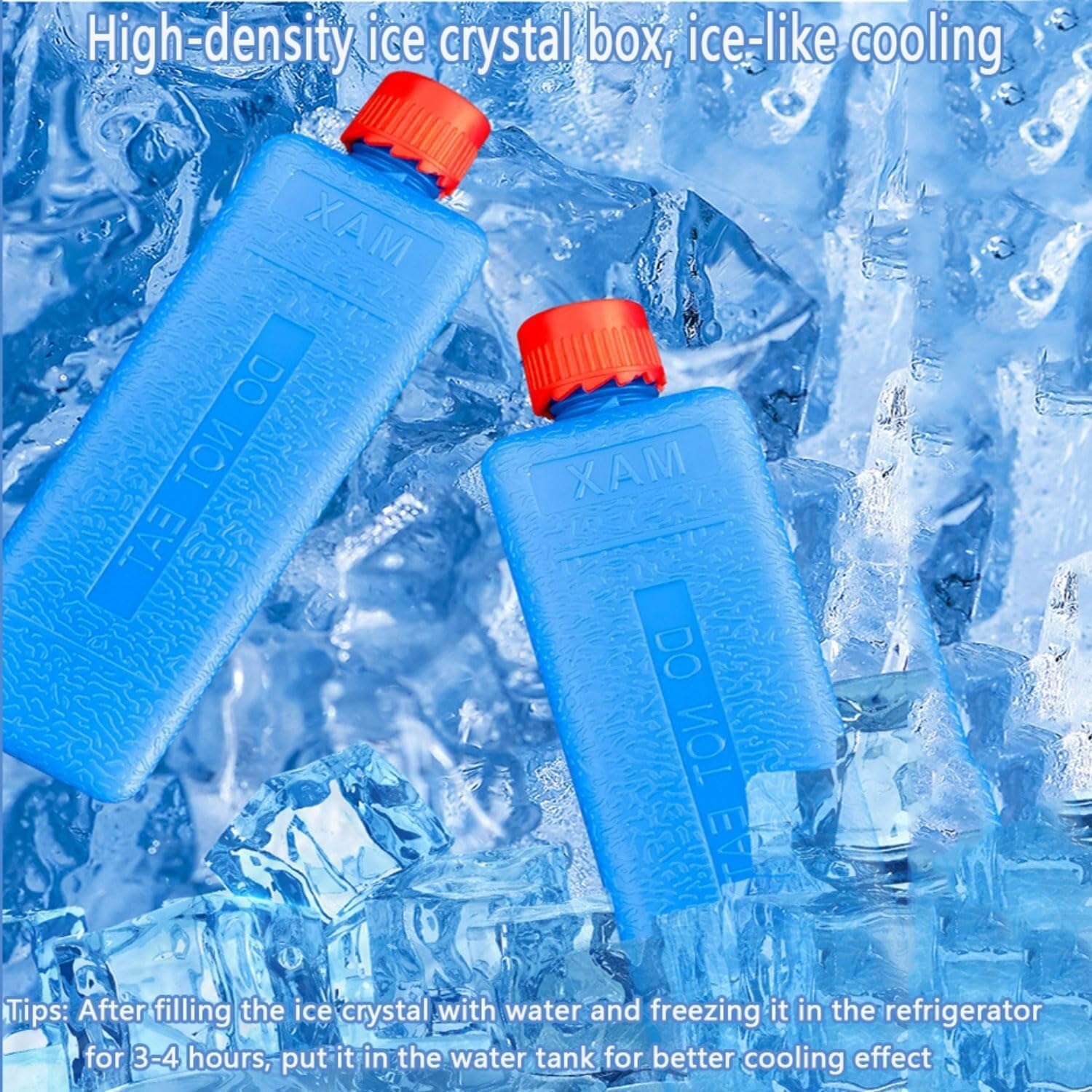 Portable Air Conditioners 3-in-1 Cooling Fan with 5L Tank, 3 Speeds, 46dB Quiet, 12H Timer, Ice Box, Drainage for Room, Office & Camping