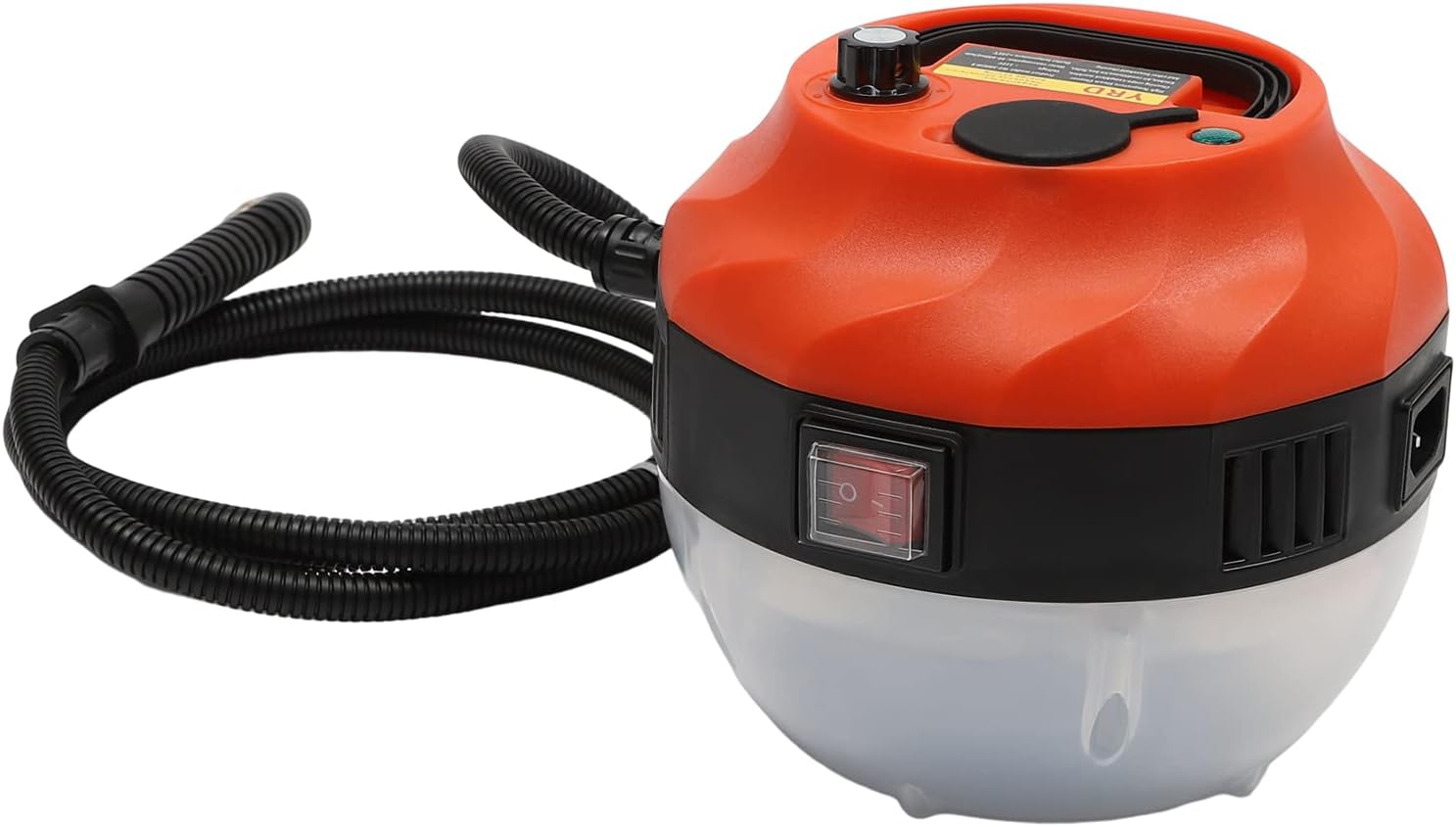 1600W Handheld Steam Cleaner, Steam Cleaner with 6 Adjustable Gears, High Temp Pressurized Steam Cleaner Machine for Homes, Hotels, Restaurants, Car Maintenance Stores, Orange