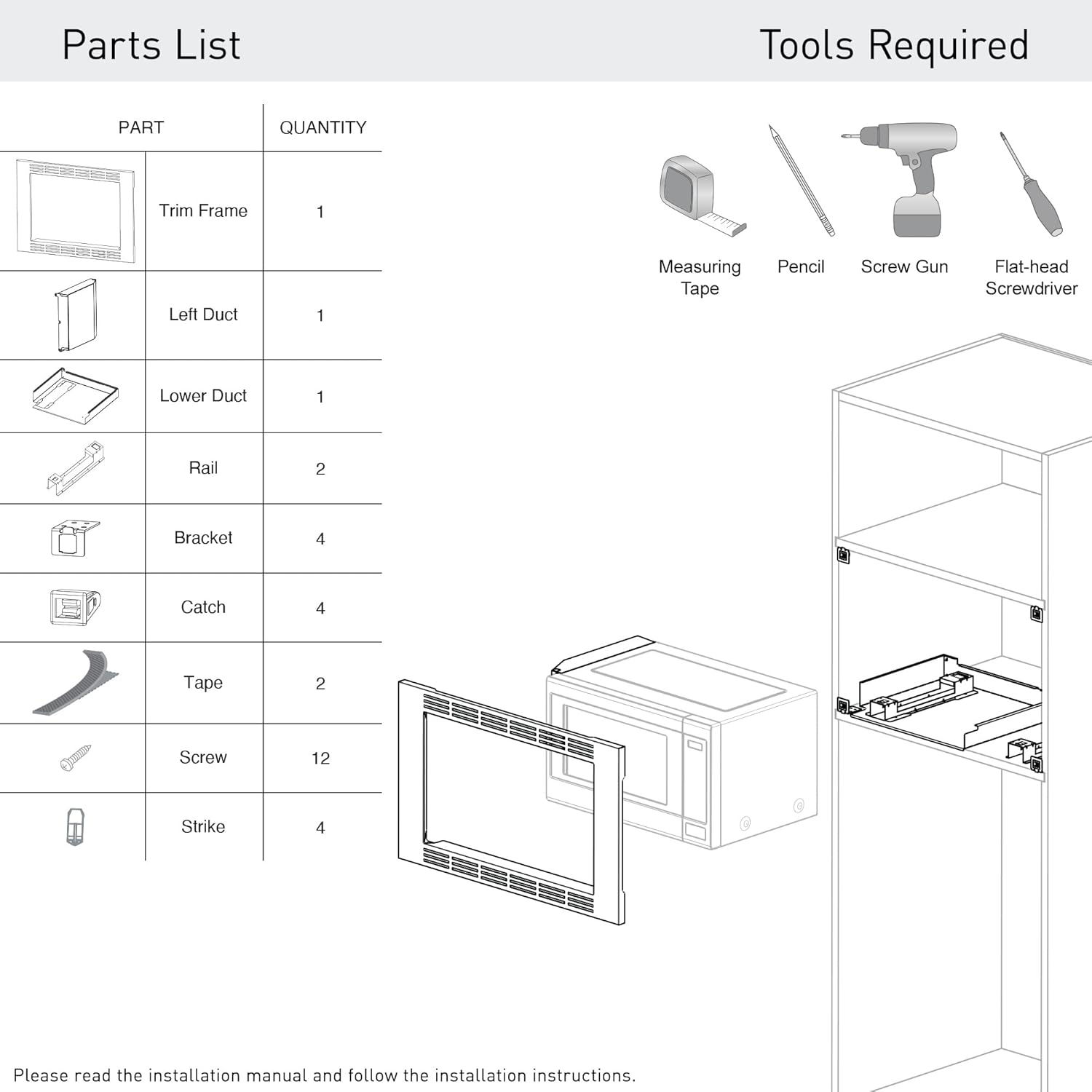 Panasonic NN-TK621SS 27-inch Trim Kit for 1.2 cu ft Microwave Ovens, 1.2cft, Stainless Steel