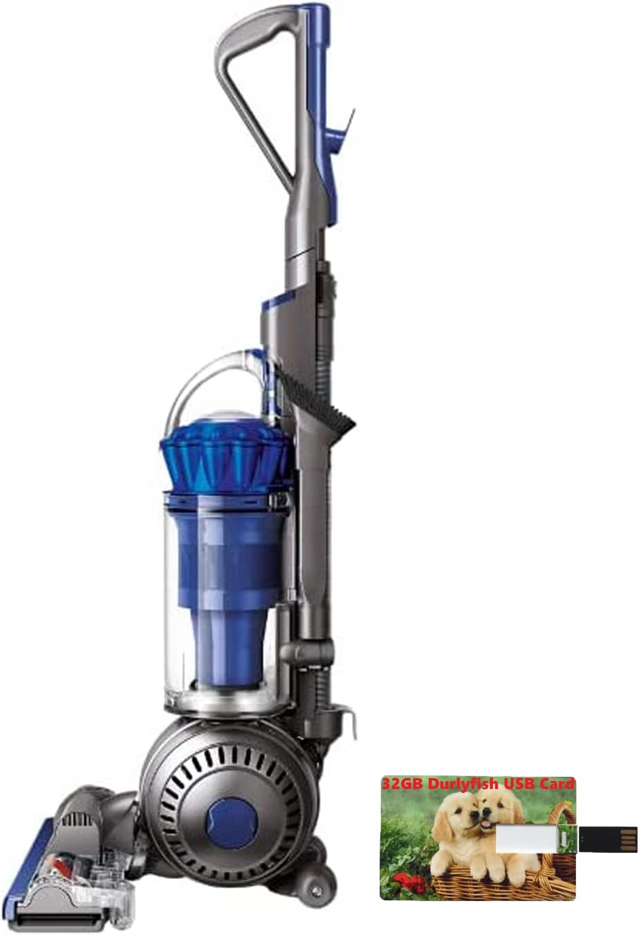 Dyson Ball Animal 2 Upright Corded Vacuum Cleaner: HEPA Filter, Height Adjustment, Self-Adjusting Cleaner Head, Telescopic Handle, Rotating Brushes, Blue