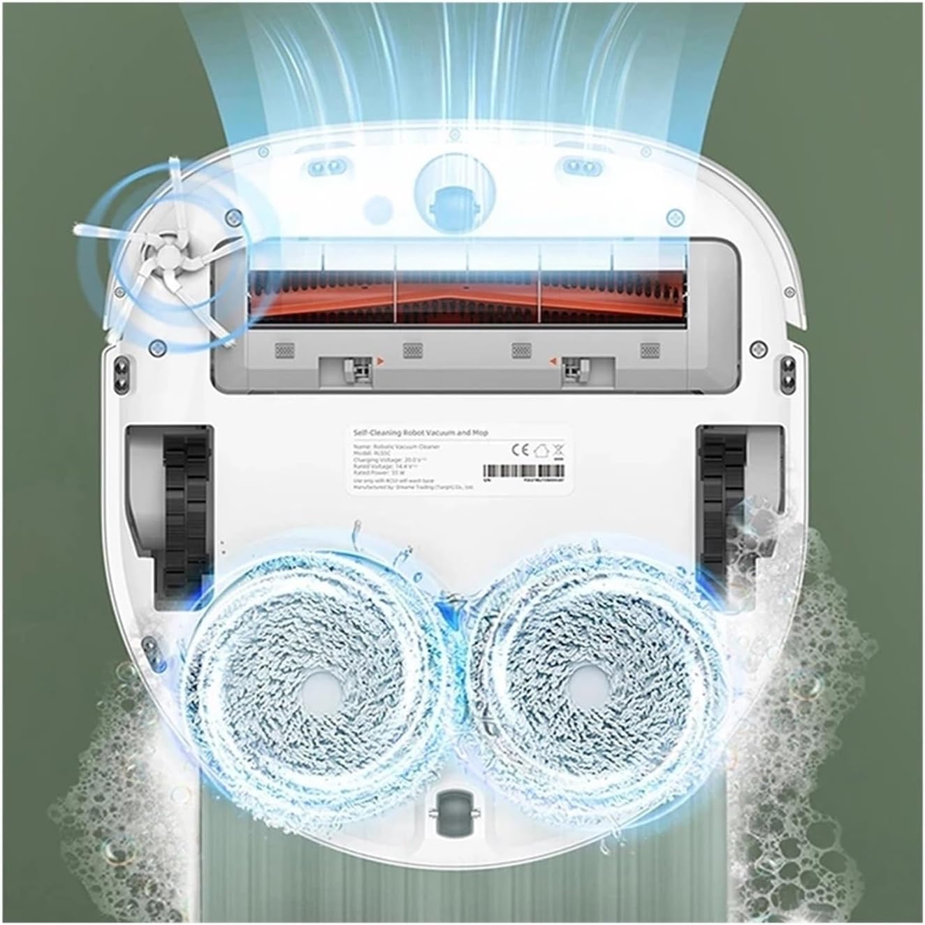 Self-Cleaning Robot Vacuum Cleaner Mop Main/Side Brush Hepa Filter Mop Pad Dust Bin Replacement Part .Compatible for Dreame Bot W10 Pro (Size : Set27)