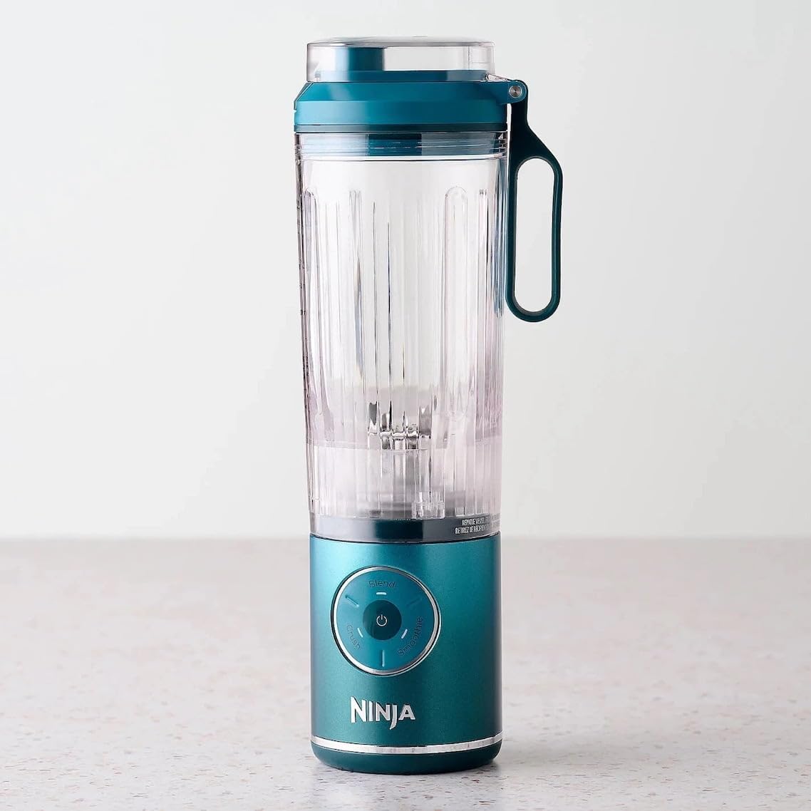 Restored Ninja BC251QTL Blast Max Personal Cordless Blender, 3 Programs, 22 oz. Twist & Go Vessel, Teal (Refurbished)