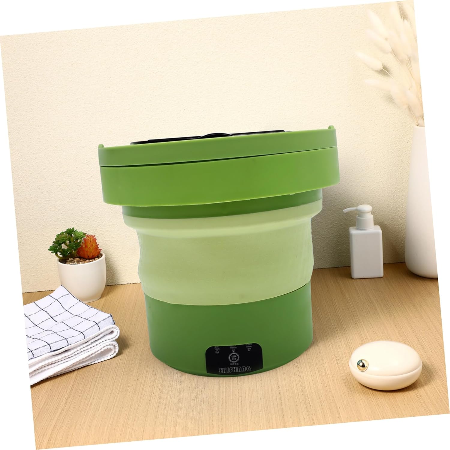 Mini Washing Machine Portable Laundry Machine High-speed Rotation Sturdy for Camping