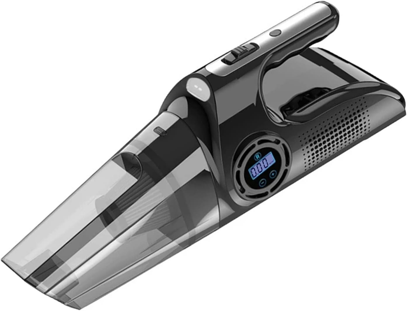 120W Car Vacuum Cleaner Portable Handheld Wet/Dry Vacuum Cleaner 8000PA Suction Power with LED Light for Home, Car, Office,Digital Display Table