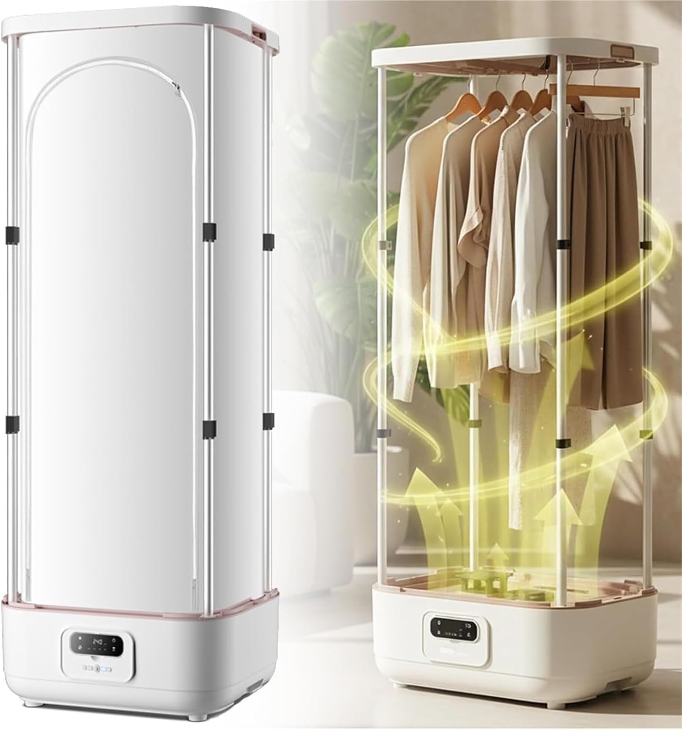 Collapsible Automatic Vertical Steam Iron,Household Steam Ironing Dryer,with Remote Key Care, Quick Drying Steam