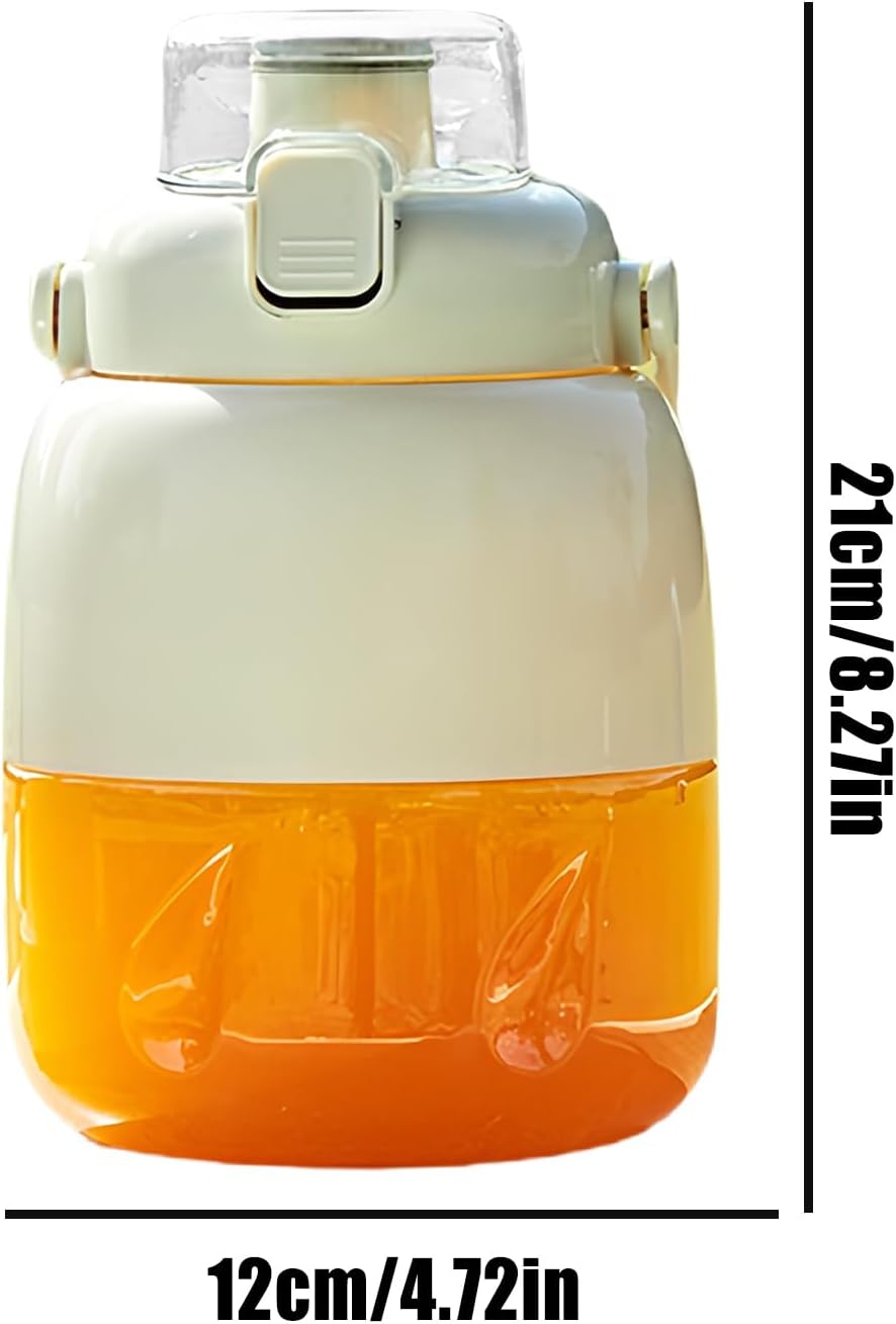 Cordless Blender Cup - Portable Juicer Bottle, 800ml Fruit Mixer | Electric Smoothiee Maker Machine, Rechargeable Citrus Press for Daily Drinks with Strong Power Orange Lemon Lime Use Accessoire