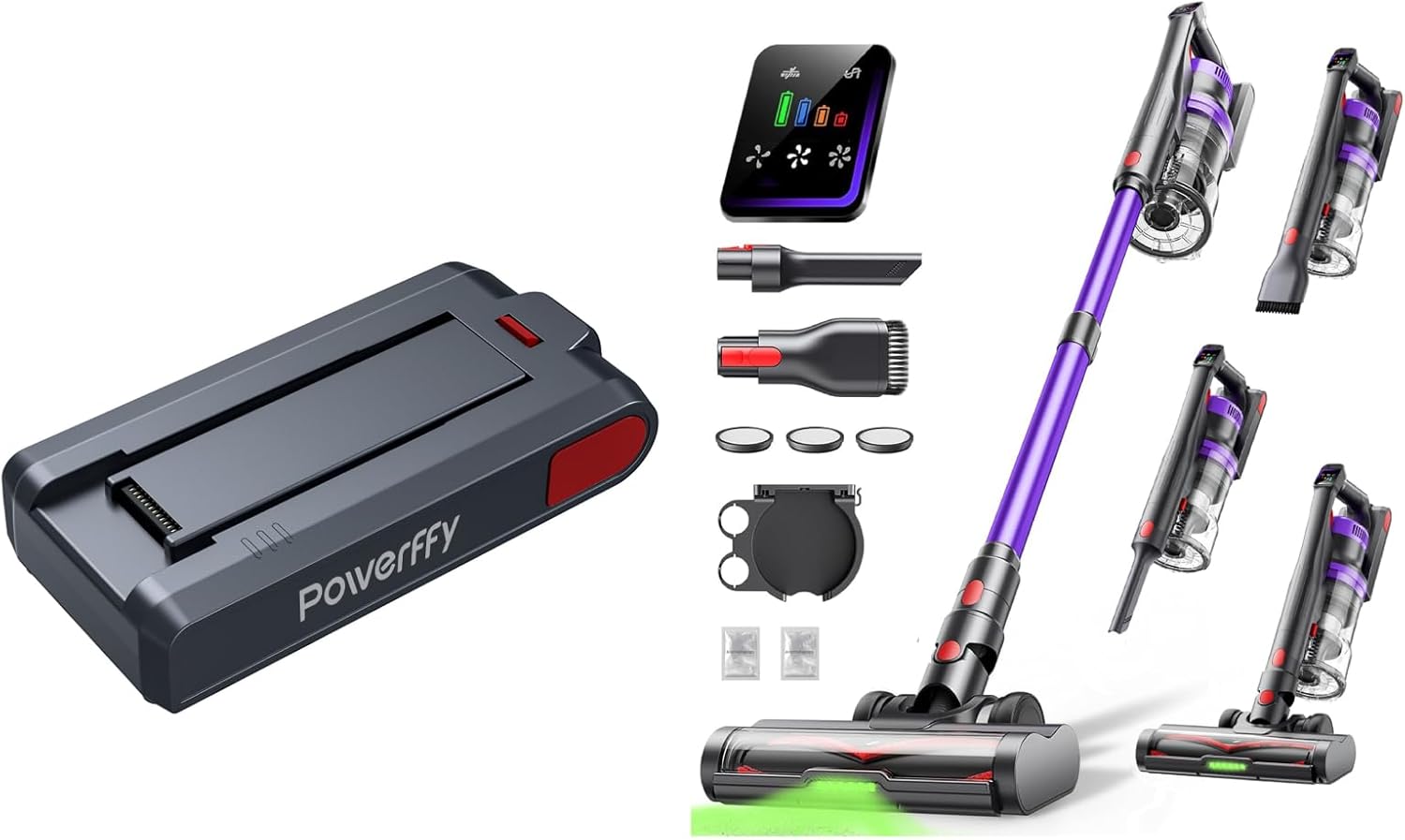 Knight10 Vacuum Cleaner + an Extra Replacement Battery