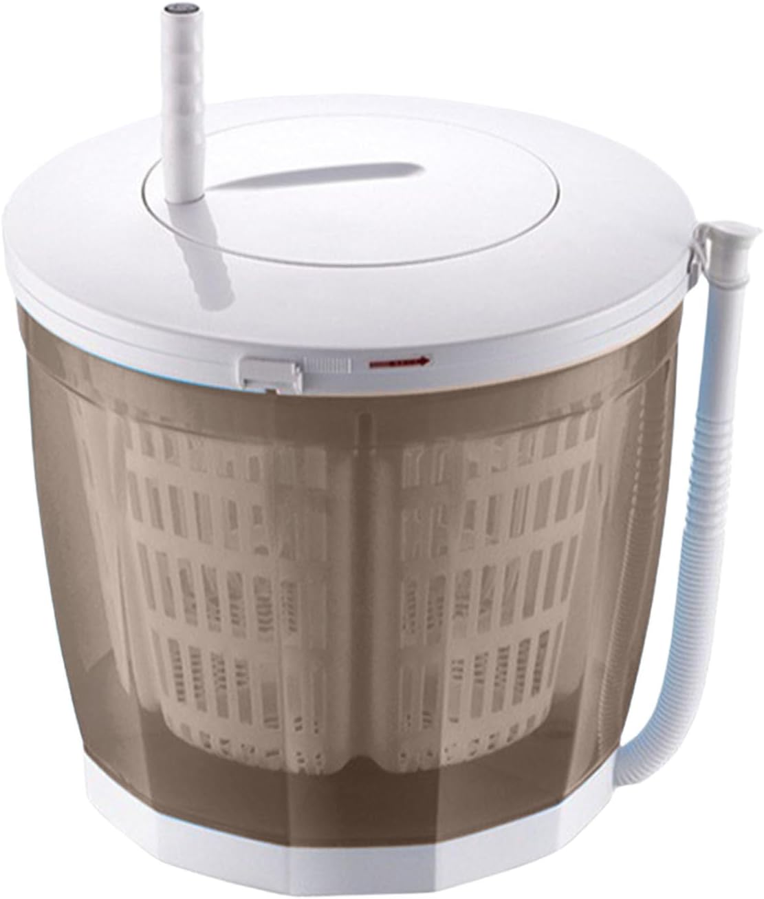 Portable Manual Laundry Washer and Spins Dryer Hand Crank Operated Washing Machine for Camping Travel Apartments