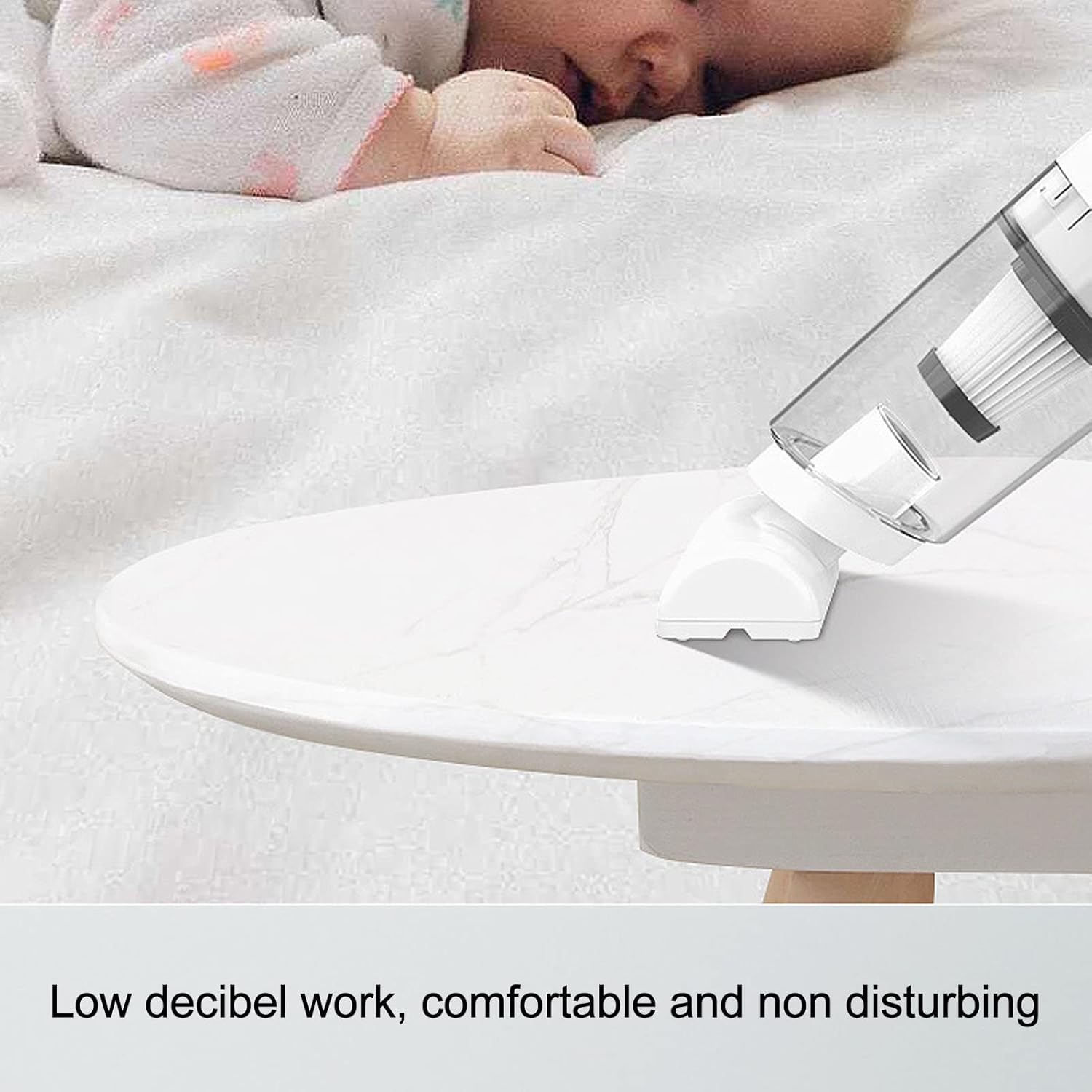 Cordless Vacuum Cleaner, Powerful 12000pa Suction Stick Vacuum Cleaner with Long Suction Nozzle Brush and Extended Hose, Lightweight Handheld Vacuum for Pet Hair Hardwood Floor Furniture and Cars