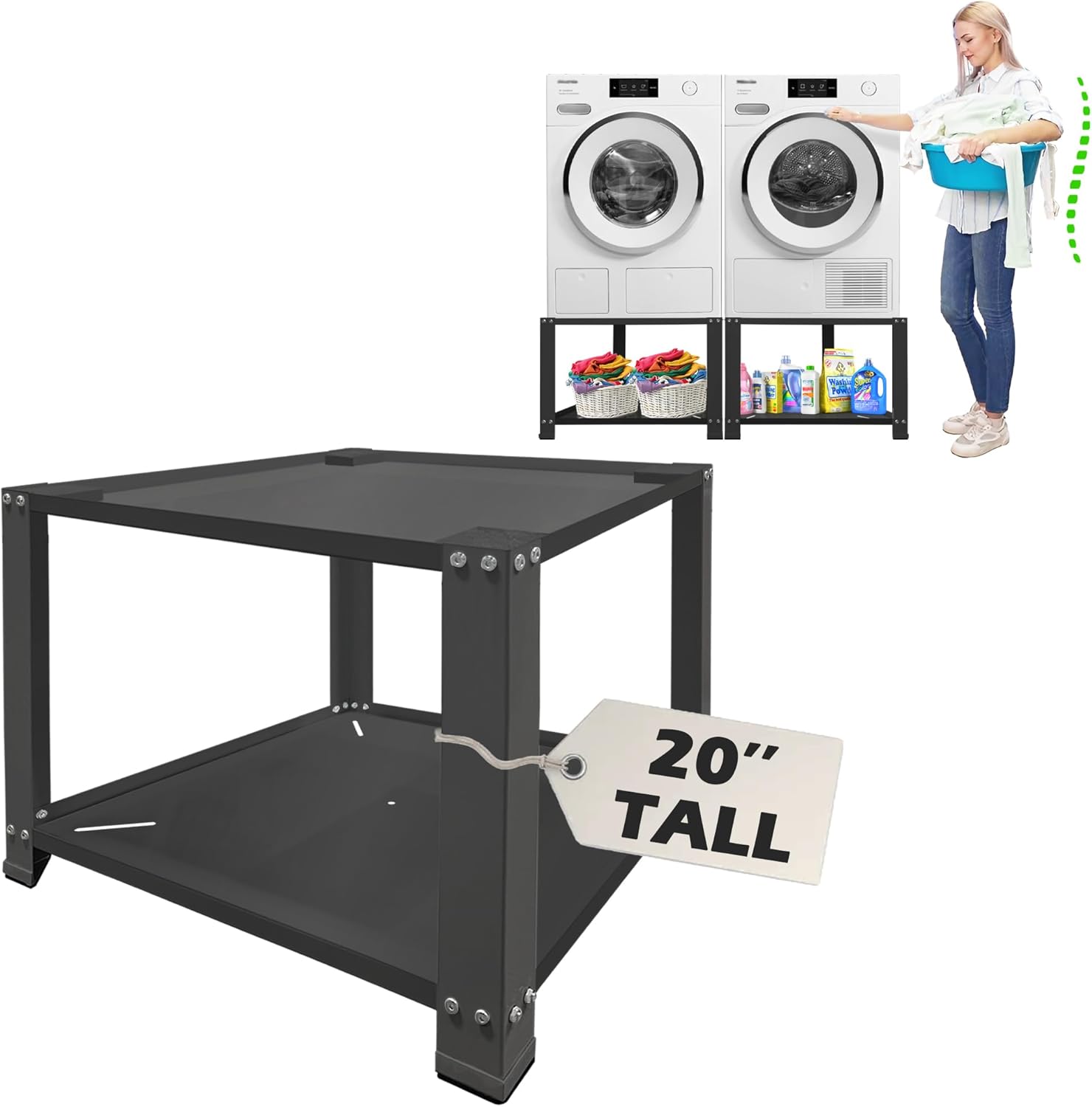 Royxen Laundry Pedestal,20