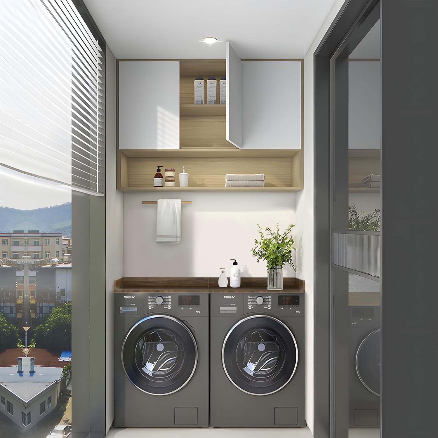 Foldable Washer Dryer Countertop, 27.5