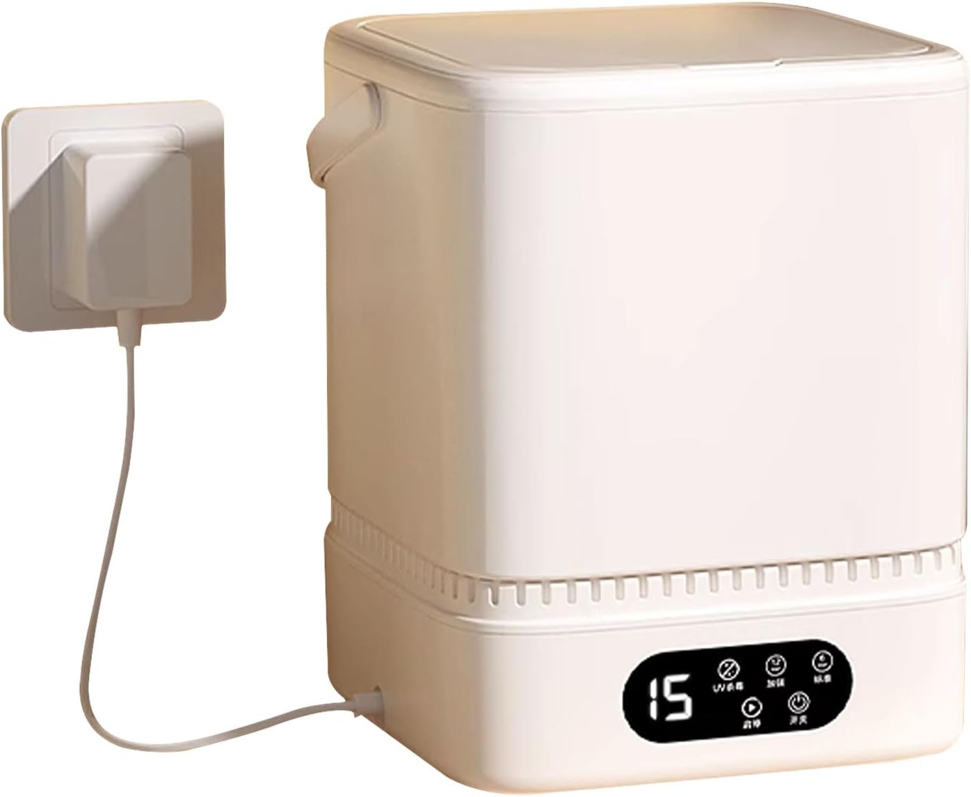 Portable Washing Machine and Dryer, Travel Washing Mini Washing Machine with Draining Basket, Apartment Washing Machine for Underwear, Socks, Towels, Delicates Compact Washing Machine