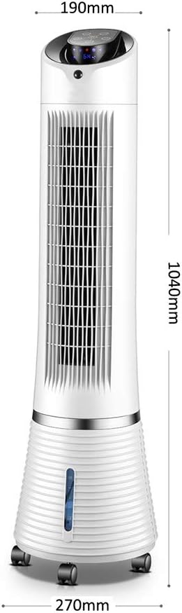 Portable Air Conditioner Fan Space Air Coolers Remote Control Portable Air Conditioning Unit Single Cool Ultra- Quiet Cold Air Fan For Bedroom Nightstand Dorm White