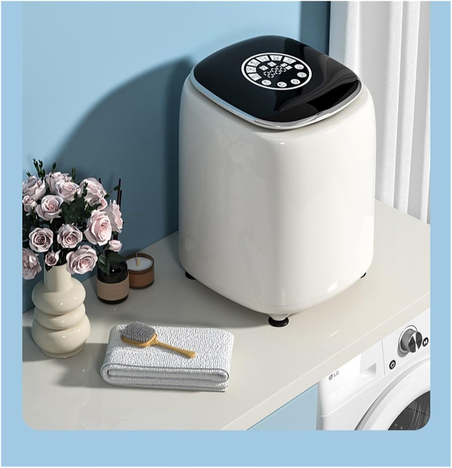 Automatic Underwear Washing Machine, Home Portable, Heated Washing And Drying All In One,for Travel,Camping, RV & Dorms